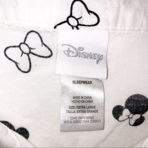 Disney Long Sleeve Pajama Button Up. 061 - Picture 5 of 6